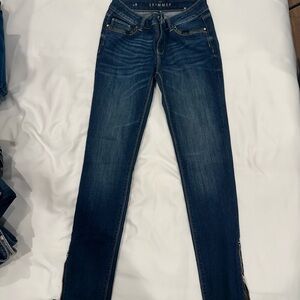 White House Black Market Dark Blue Skinny Jeans